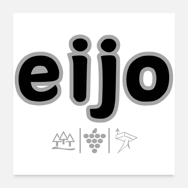 Eijo Poster 60 x 60 cm