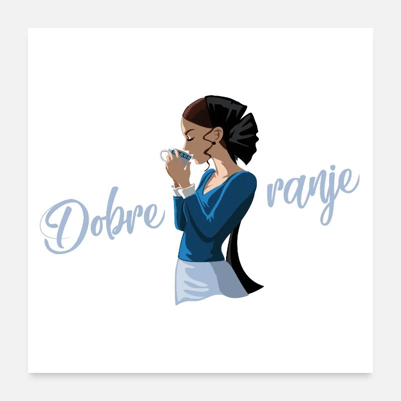 DOBRE RANJE Poster 60x60 cm