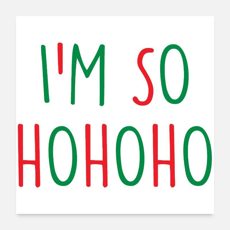 Noël de Noël Poster 60 x 60 cm