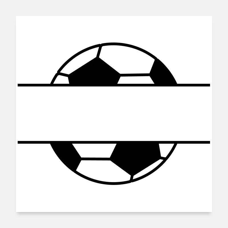 Soccer Name Poster 24" x 24" (60x60 cm)