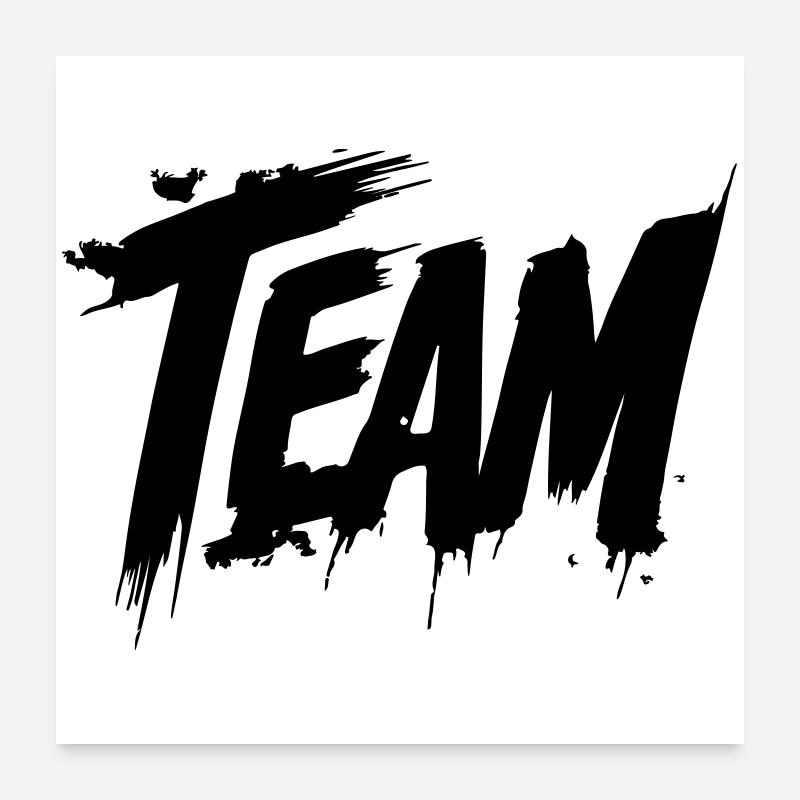 Team Group Poster 24" x 24" (60x60 cm)