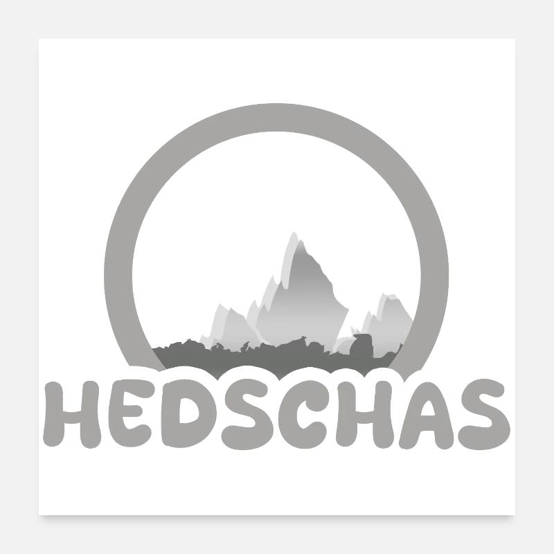 Trekking Hedjaz Poster 60 x 60 cm