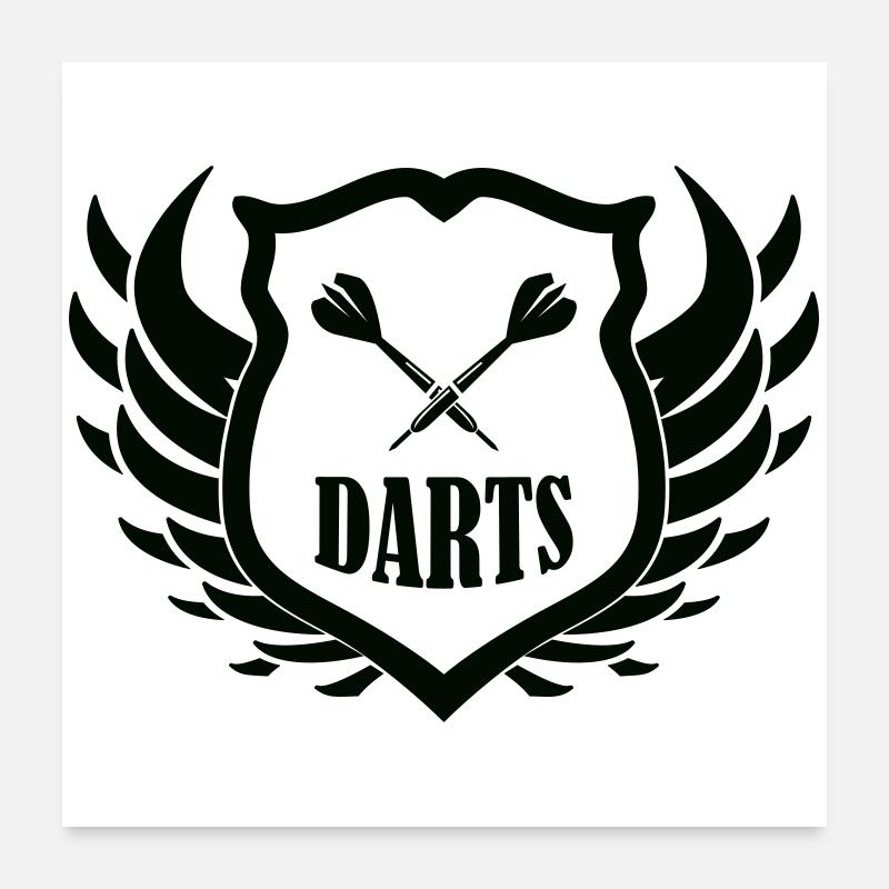 darts_shield Poster 60x60 cm