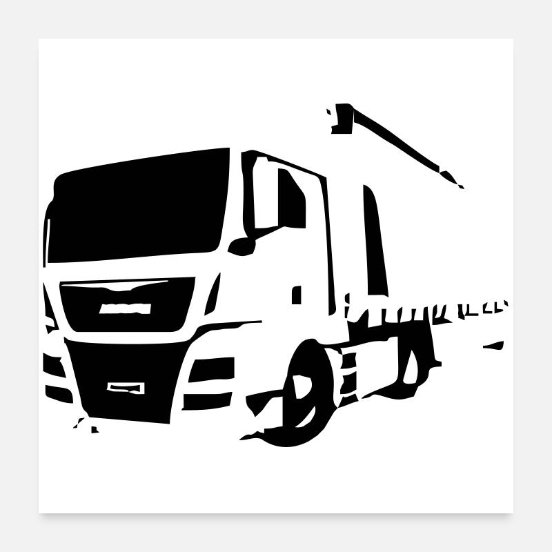 Truck2 Poster 60x60 cm