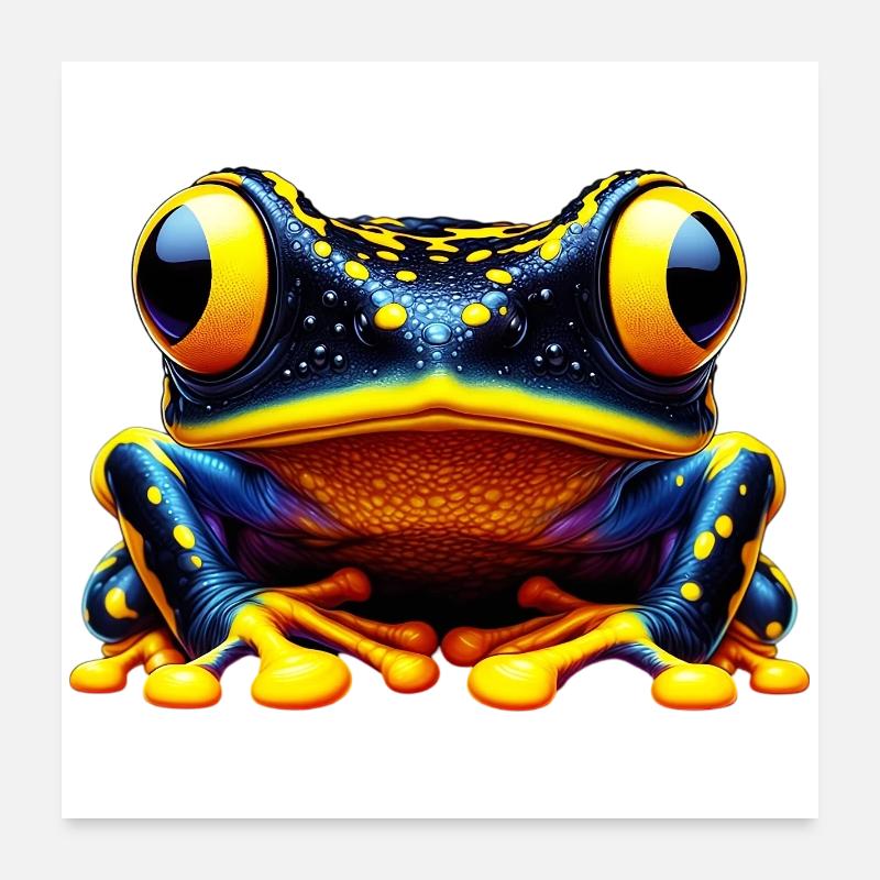 Frog Poster 24" x 24" (60x60 cm)