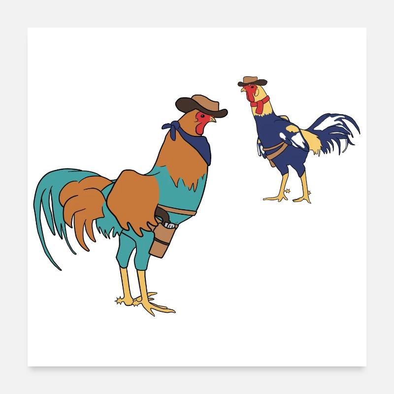 Rivalen Poster 60x60 cm