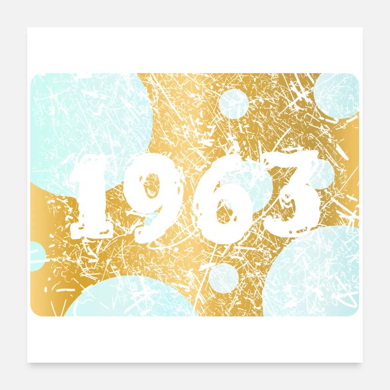 1963 Poster 60 x 60 cm