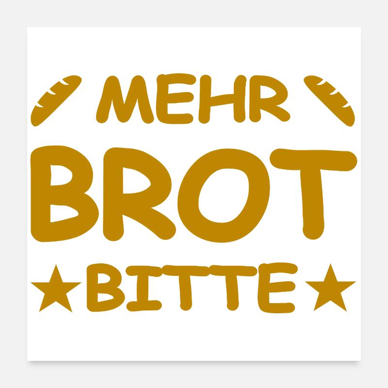 Bread Poster 24" x 24" (60x60 cm)