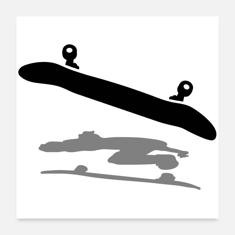 Skateboard Poster 60x60 cm