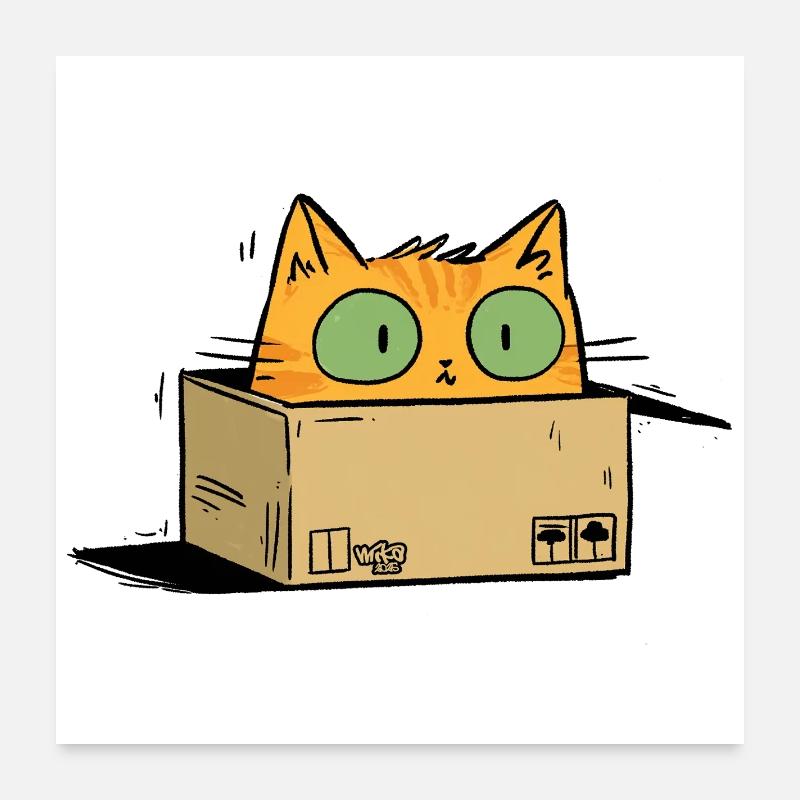 M. Schroedinger Poster 60 x 60 cm