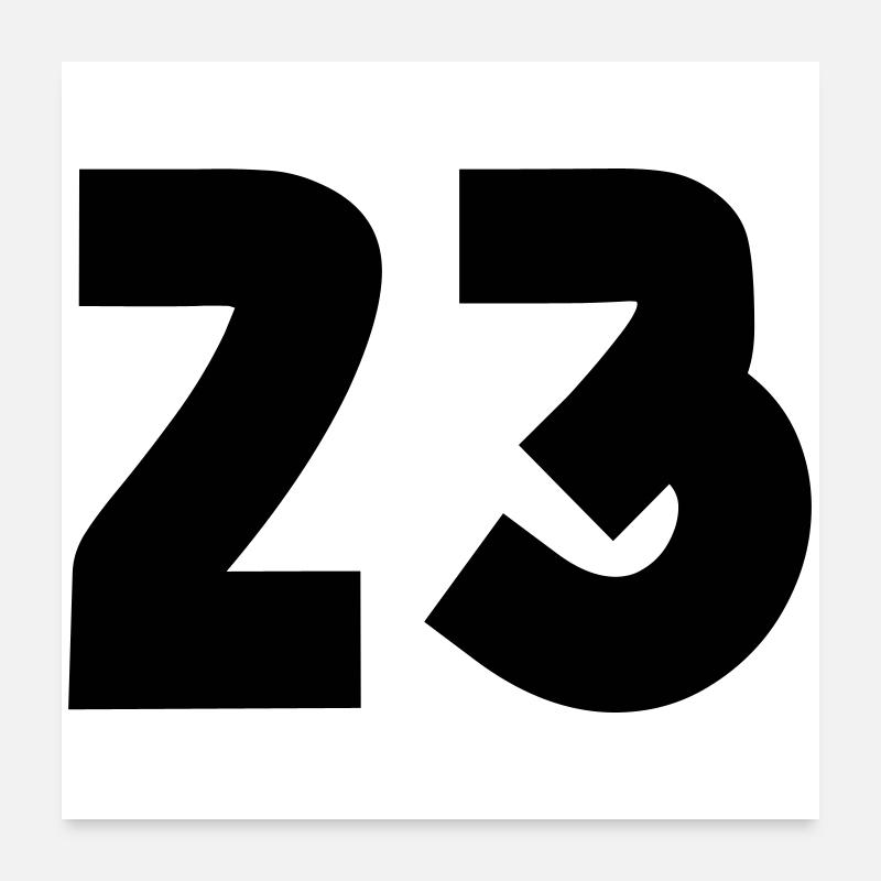 23 Poster 24" x 24" (60x60 cm)