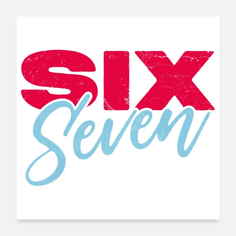 six sept Poster 60 x 60 cm