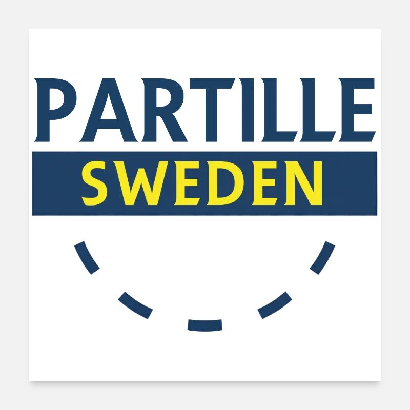 Partille Suède Poster 60 x 60 cm