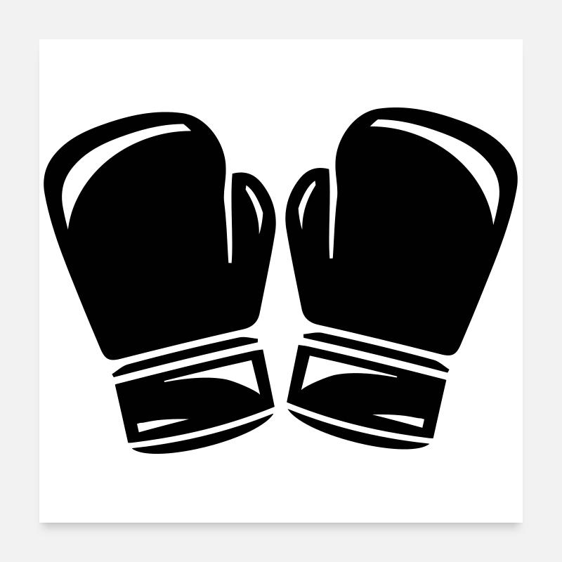 boxe Poster 60 x 60 cm