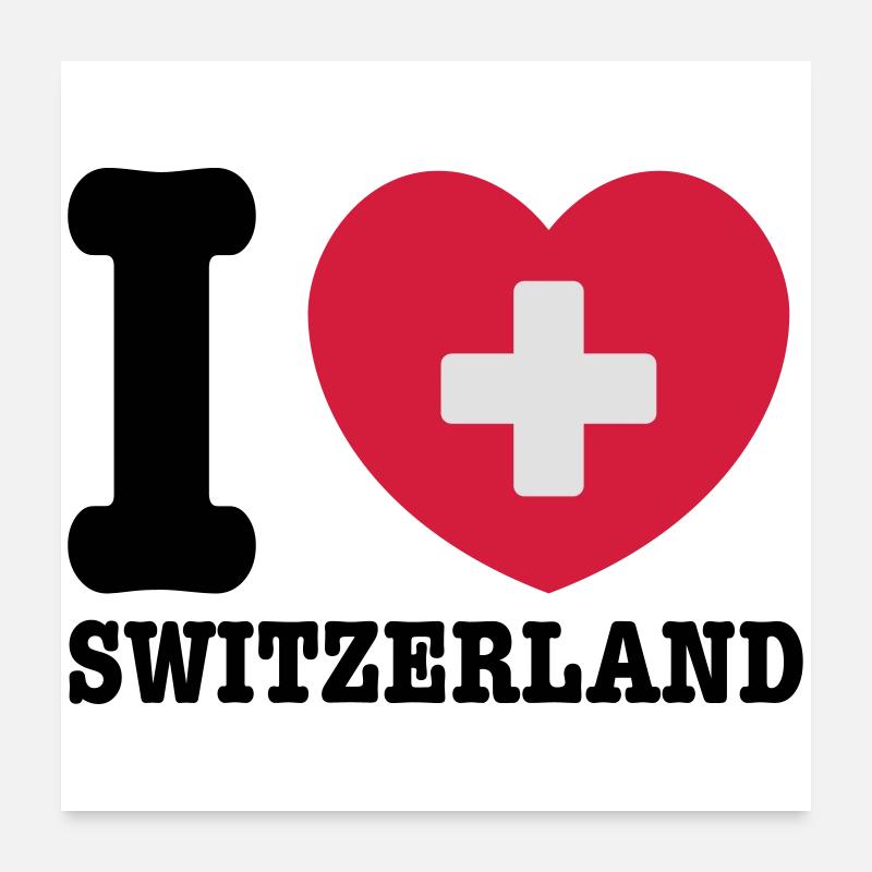 switzerland Poster 24" x 24" (60x60 cm)