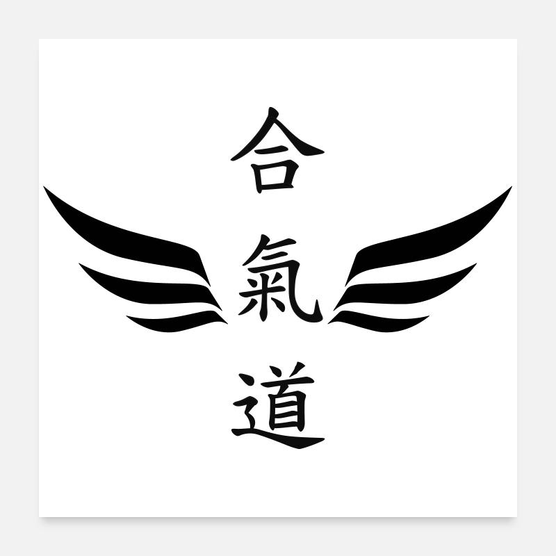 Aikido - Martial Art - Aikido Poster 24" x 24" (60x60 cm)