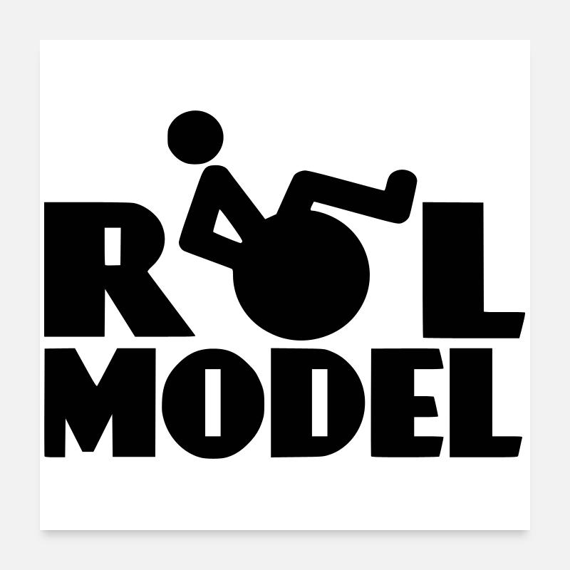 Vorbild # Poster 60x60 cm