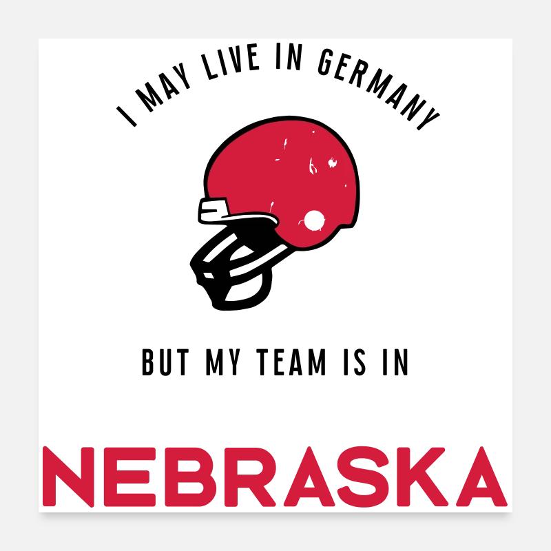 Nebraska Poster 60x60 cm