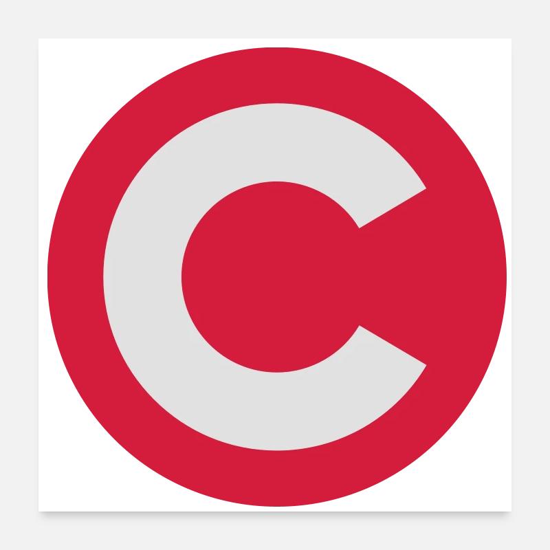 Copyright | Camera observed Poster 60 x 60 cm