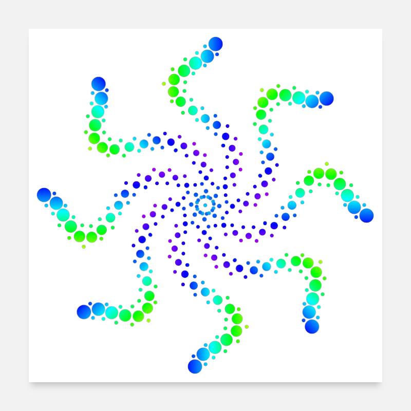 Psychedelic Poster 24" x 24" (60x60 cm)