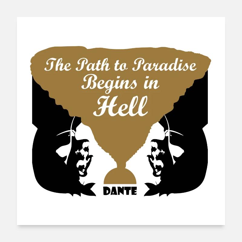 Dante Poster 60 x 60 cm