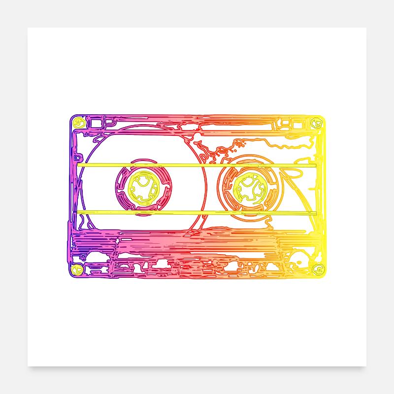 90s Poster 24" x 24" (60x60 cm)