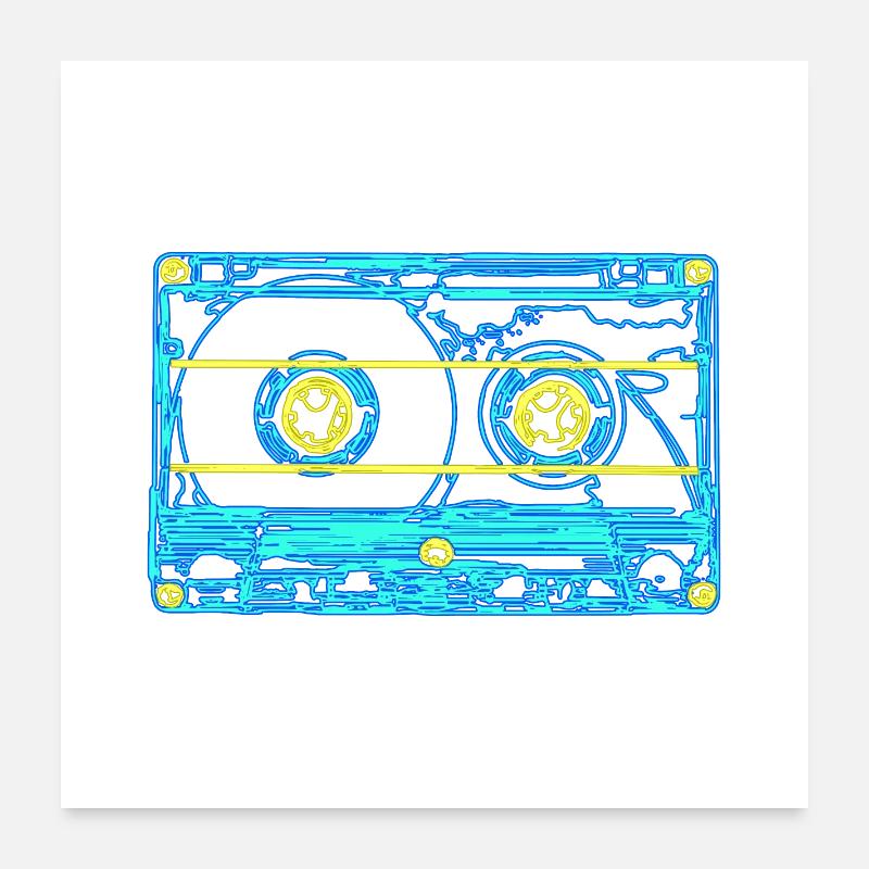 90s party Poster 24" x 24" (60x60 cm)