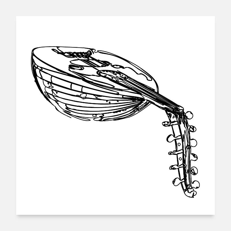 Les bruits Poster 60 x 60 cm