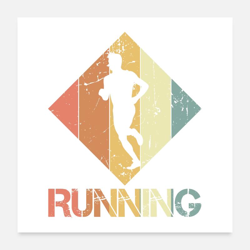 to jog Poster 24" x 24" (60x60 cm)