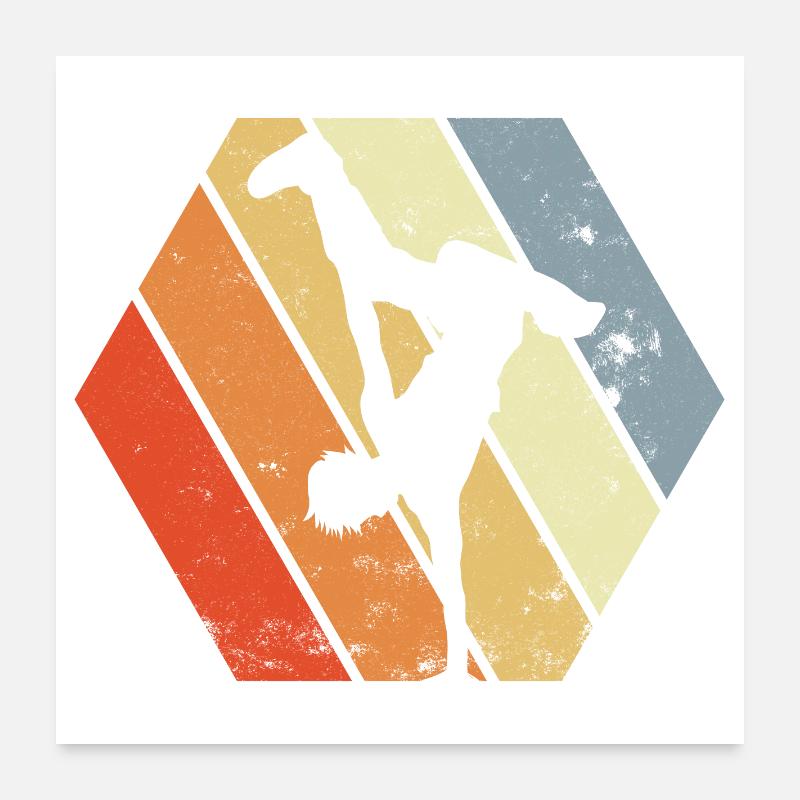 Breakdancer Poster 60x60 cm
