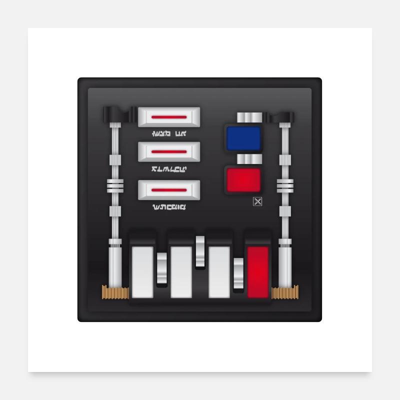 Vader Box Poster 60 x 60 cm