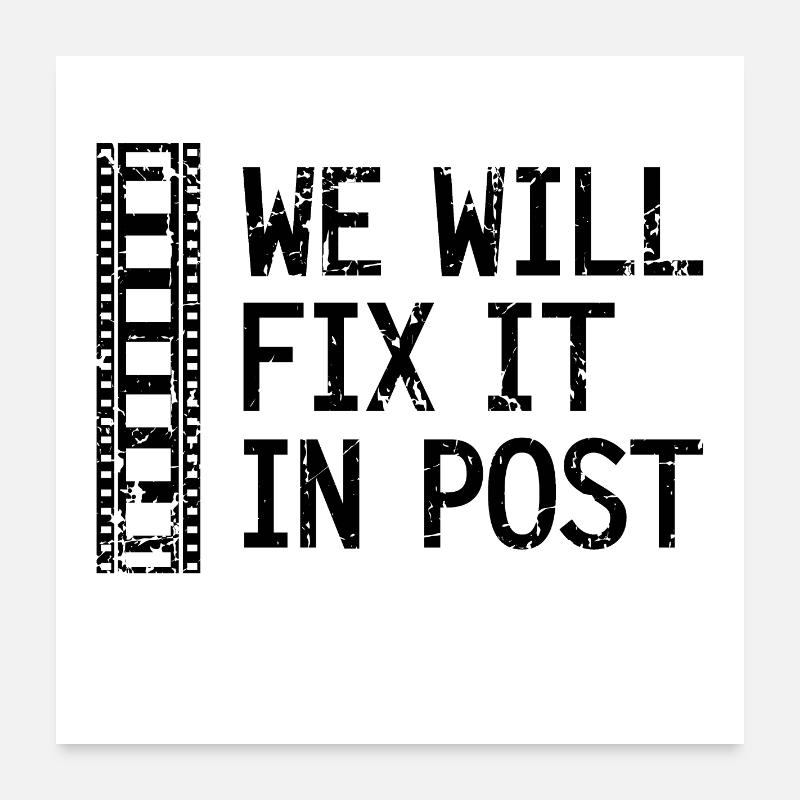 Cutter disant Poster 60 x 60 cm