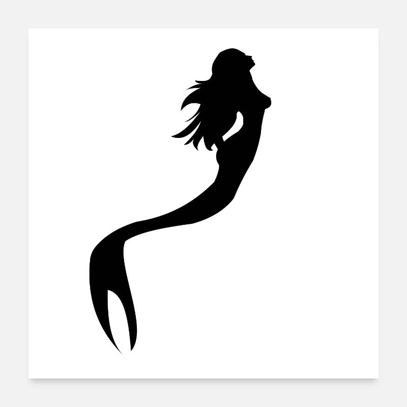 Sirène, sirène Poster 60 x 60 cm