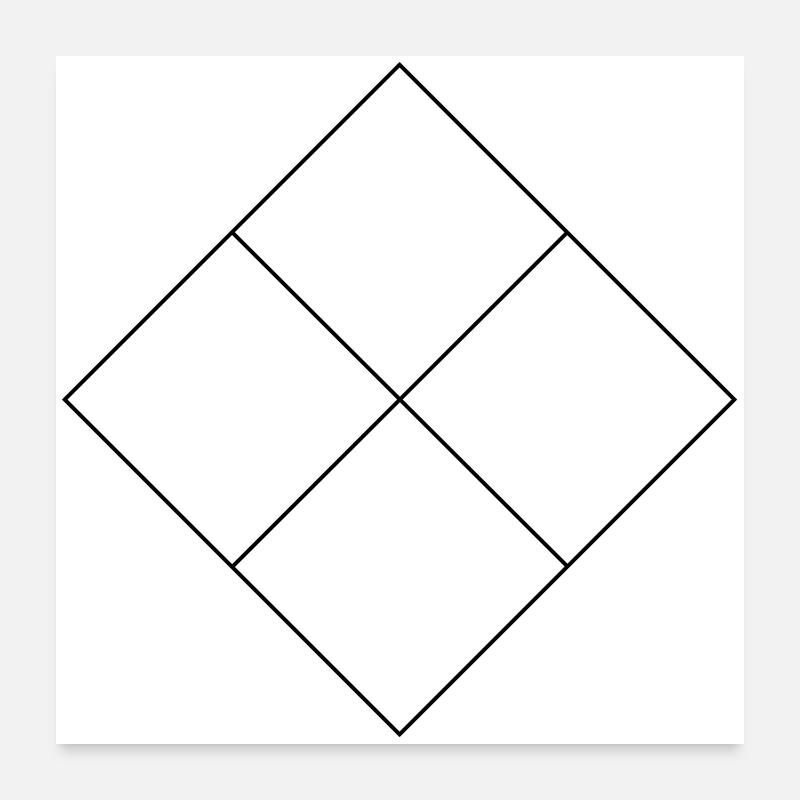 Square to fill Poster 24" x 24" (60x60 cm)