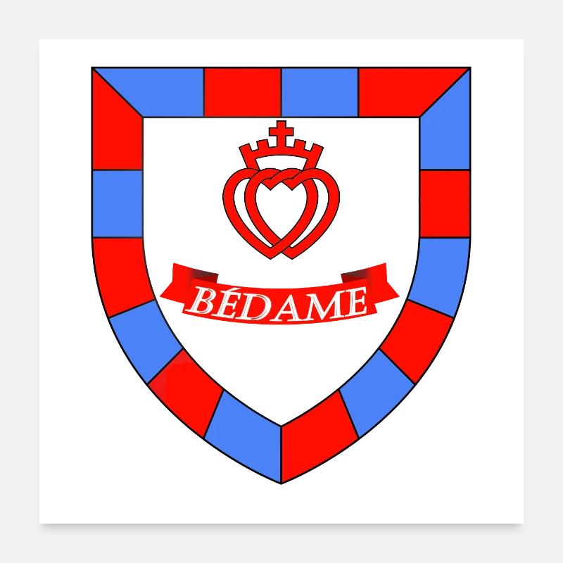 bédame vendeen Poster 60 x 60 cm