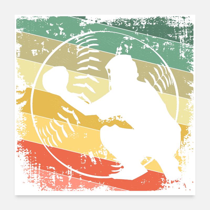 Baseball Poster 60x60 cm