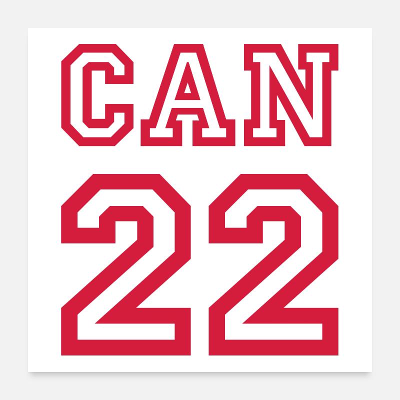 CANADA Poster 60 x 60 cm