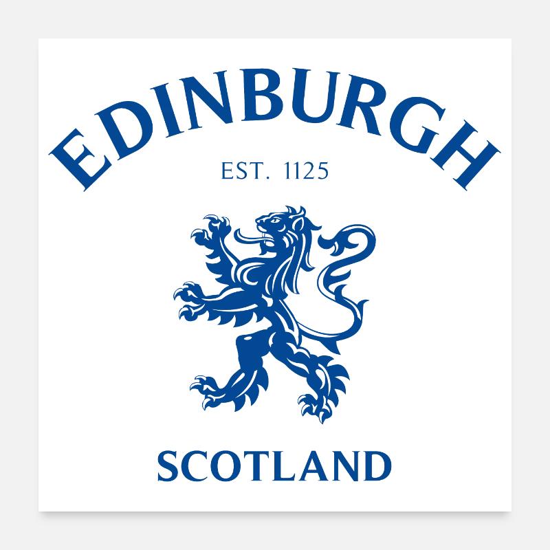 ÉDIMBOURG, Schottland, Écosse Poster 60 x 60 cm