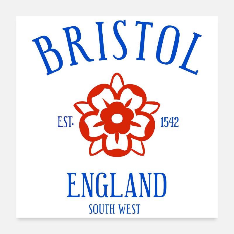 BRISTOL Angleterre Poster 60 x 60 cm