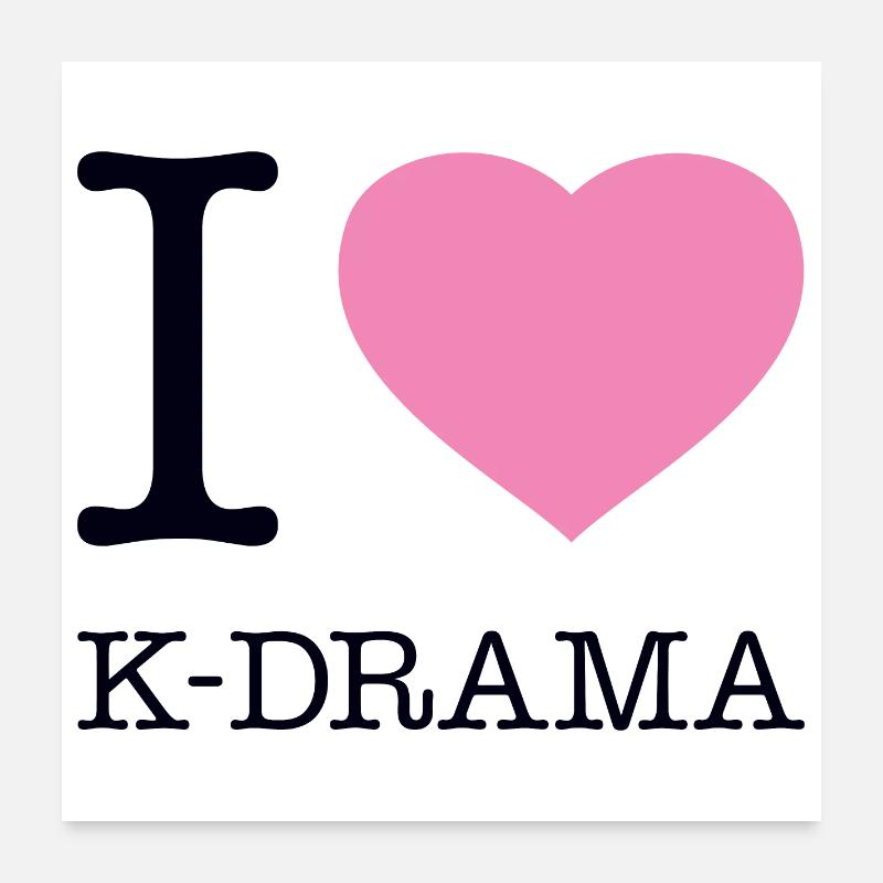 J’ADORE K-DRAMA Poster 60 x 60 cm