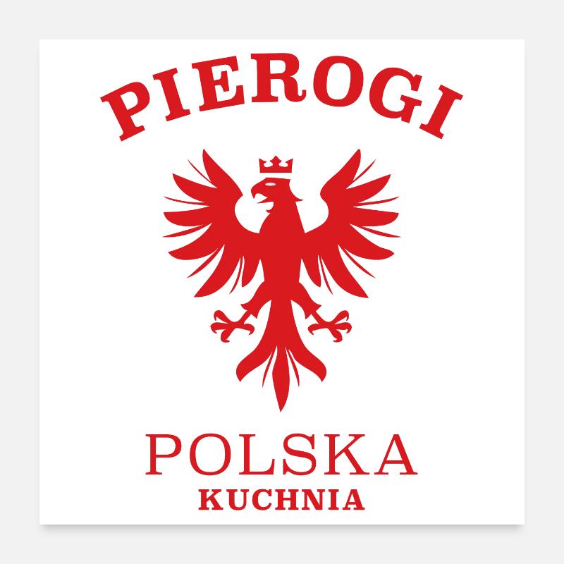 PIEROGI Poster 60 x 60 cm