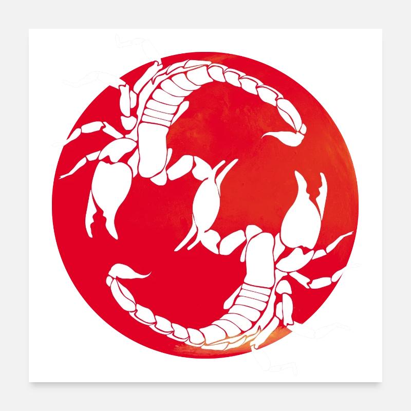 Scorpions - Lettre S Poster 60 x 60 cm
