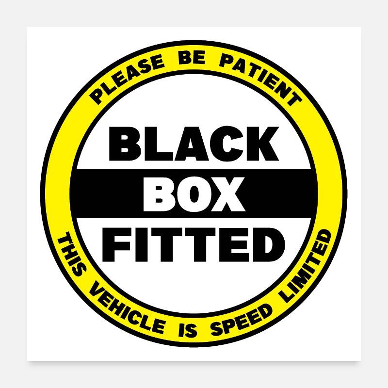 Please Be Patient - Black Box Fitted Poster 24" x 24" (60x60 cm)