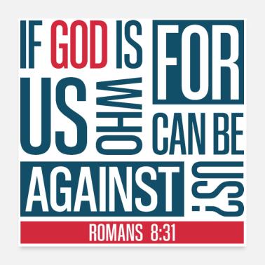 Dio per noi Poster 60x60 cm