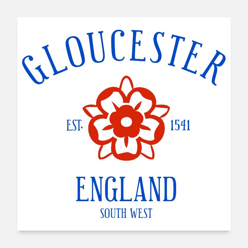 GLOUCESTER England Poster 60x60 cm