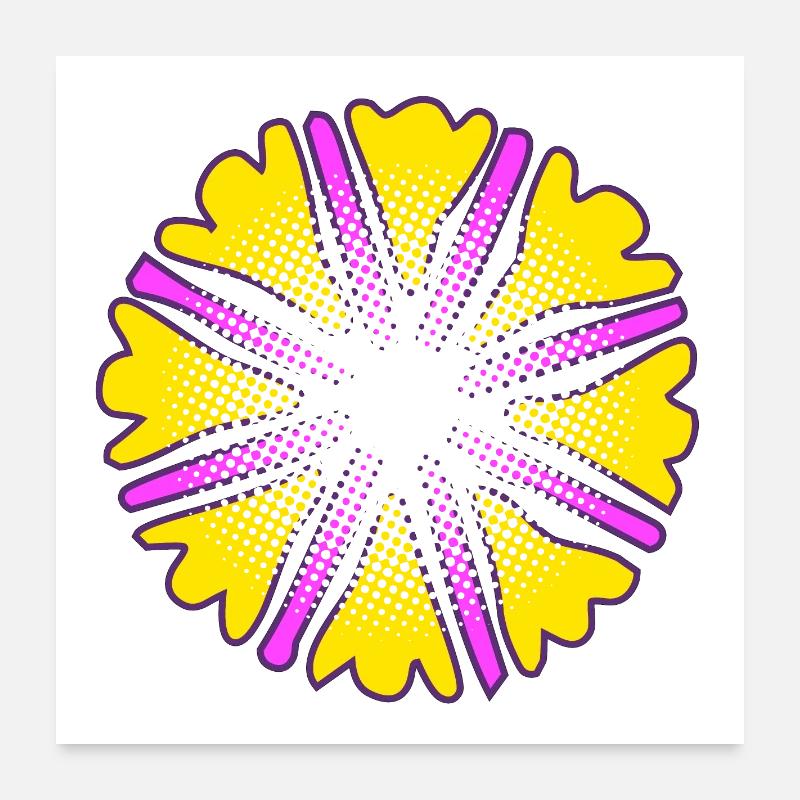 Sun2 modifié plus Poster 60 x 60 cm