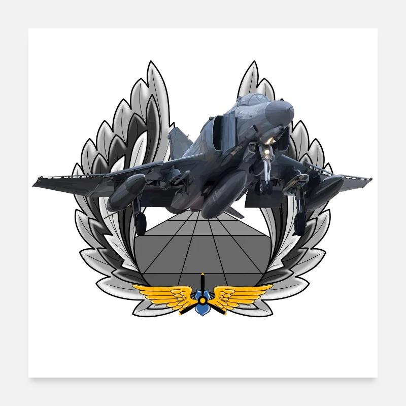 F-4 Poster 60x60 cm
