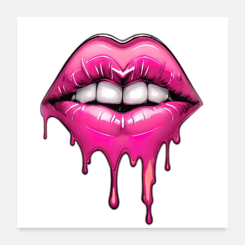 Lips Poster 24" x 24" (60x60 cm)