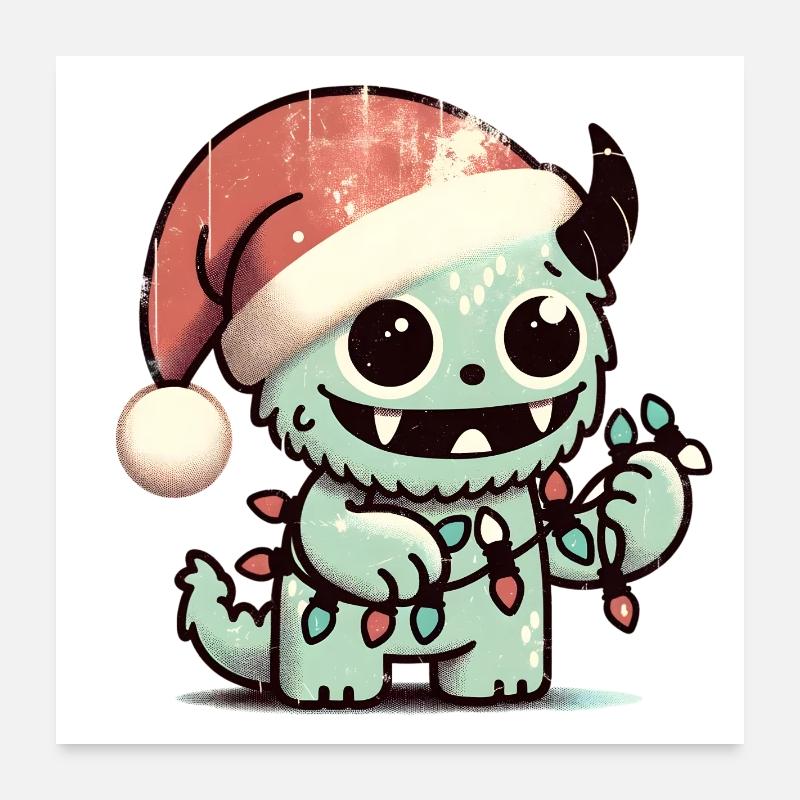 Conception de sweat à capuche de Noël |Doux câlin de Noël - Poster 60 x 60 cm - blanc