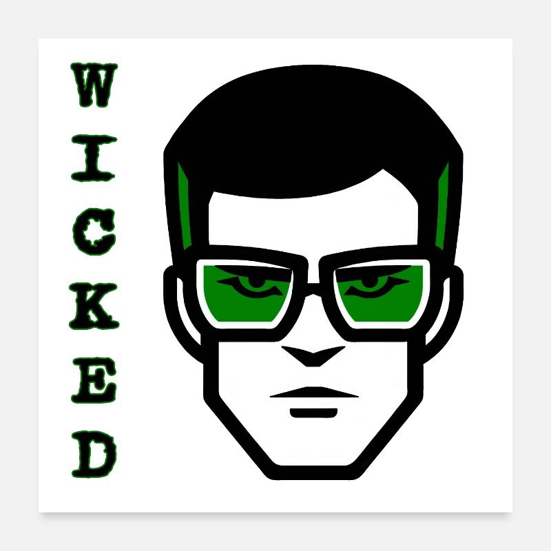 Roger Wicked Poster 60x60 cm